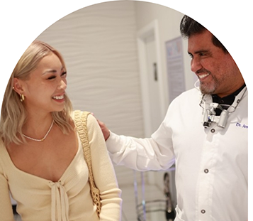 Doctor Ruiz smiling at a patient