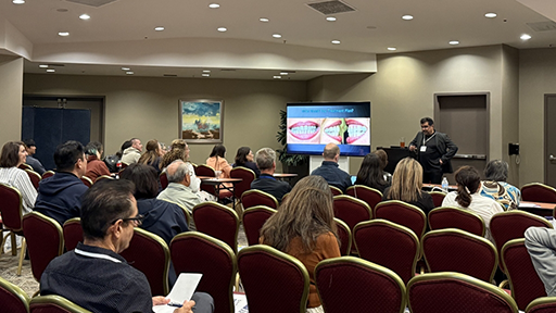 Classroom of students watching a lecture